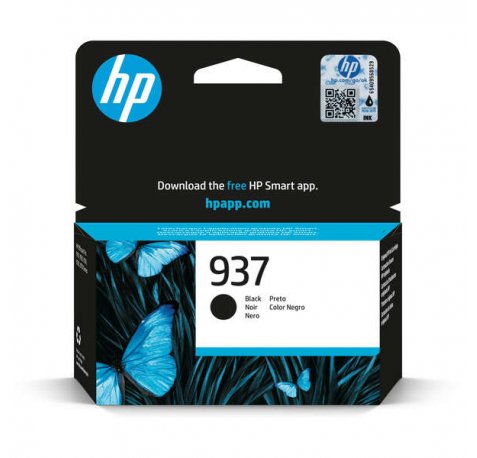 HP 937 Negro Cartucho de Tinta Original - 4S6W5NE
