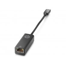 HP Adaptador USBâ??C a Ethernet RJ45 G2 - Gigabit 10/100/1000 Mbps - Plug & Play - Soporta PXE Boot, Wakeâ??onâ??LAN y MAC Address Passâ??Through - DiseÃ±o Compacto y Portatil - Color Negro