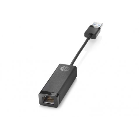 HP Adaptador USB 3.0 a Gigabit RJ45 G2 - USBâ??A a Ethernet 10/100/1000 - Conectividad de Red Estable - Plug & Play - DiseÃ±o Compacto y Portatil - Color Negro