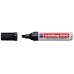 Edding 500 Rotulador Permanente - Punta Biselada - Trazo entre 2 y 7 mm. - Recargable - Secado Instantaneo - Color Negro (10 uds)