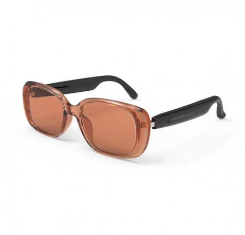 Energy Sistem Urban Music Amber Gafas Bluetooth - Cristales Polarizados con Proteccion UV400 Superior y Anti Luz Azul - Reproduccion de Musica - Microfono y Asistente de Voz - IPX5 - Control Tactil - Color Amber
