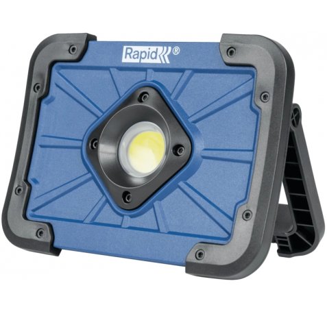 Rapid The Portable Luz de Trabajo LED 1000 Lumenes Recargable - Clasificacion IP65 a Prueba de Polvo y Salpicaduras - Autonomia hasta 3h - Color Azul/Negro