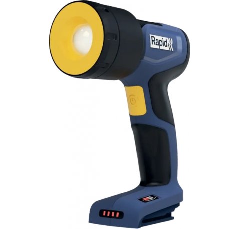 Rapid BWL290 Luz de Trabajo LED 290 Lumenes Portatil - Cabezal Inclinable 90â° con hasta 7 Posiciones - Color Azul/Negro - Bateria y Cargador no Incluidos