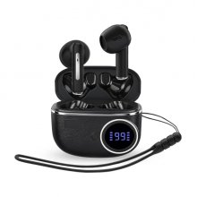 Energy Sistem ChargeView TWS Auriculares - Bluetooth 5.4 - Tecnologia True Wireless - 20h Autonomia - Display con Estado de Bateria - Color Negro