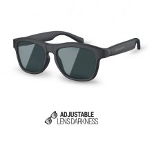 Energy Sistem LightFlex Music Sunglasses Gafas Bluetooth - Lentes Polarizados con Proteccion UV400 Superior - 2 Niveles de Oscuridad - Reproduccion de Musica - Microfono y Asistente de Voz - IPX5 - Control Tactil - Autonomia 5 horas - Color Negro
