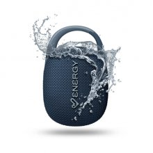 Energy Sistem EnergyClip Altavoz 9W - Radio FM - Bluetooth 5.4 - True Wireless - IPX7 - USB y MicroSD - Color Azul