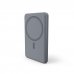 Energy Sistem Magnetic Powerbank Inalambrico Magnetico 5000 mAh - 15W Carga Inalambrica, 20W por Cable - Carga Inteligente y Rapida - Carga Simultanea - Sensor NTC - USB-C - Color Gris
