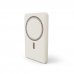 Energy Sistem Magnetic Powerbank Inalambrico Magnetico 5000 mAh - 15W Carga Inalambrica, 20W por Cable - Carga Inteligente y Rapida - Carga Simultanea - Sensor NTC - USB-C - Color Crema