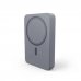 Energy Sistem Magnetic Powerbank Inalambrico Magnetico 10000 mAh - 15W Carga Inalambrica, 20W por Cable - Carga Inteligente y Rapida - Carga Simultanea - Sensor NTC - USB-C - Color Gris