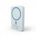 Energy Sistem Magnetic Powerbank Inalambrico Magnetico 10000 mAh - 15W Carga Inalambrica, 20W por Cable - Carga Inteligente y Rapida - Carga Simultanea - Sensor NTC - USB-C - Color Azul