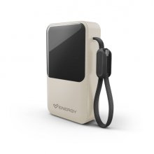 Energy Sistem Pro Powerbank 20000 mAh - 45W - Tecnologia Intelligent Power Delivery - 2 Puertos Para Carga Simultanea - USB-C y USB-A - Sensor NTC - Color Champagne