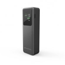 Energy Sistem Display Pro Powerbank 20000 mAh - 100W - Display a Color - Tecnologia Intelligent Power Delivery - 2 Puertos Para Carga Simultanea - USB-C y USB-A - Sensor NTC - Color Grafito
