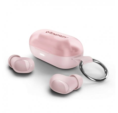 Energy Sistem Neo Urbanbeat Auriculares True Wireless - Bluetooth 6.0 - Funcion DeepBass - 20h Autonomia - Resistentes a Sudor y Salpicaduras - Hebilla Para Facil Transporte - Color Rosa
