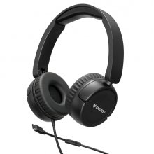 Energy Sistem Urban Auriculares con Cable - DeepBass - Diadema Extensible - Microfono Incorporado - Conexion USB-C - Color Negro