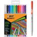Bic Intensity Medium Pack de 12 Rotuladores - Punta Media de 0.8mm - Tinta con Base de Agua - Colores Surtidos