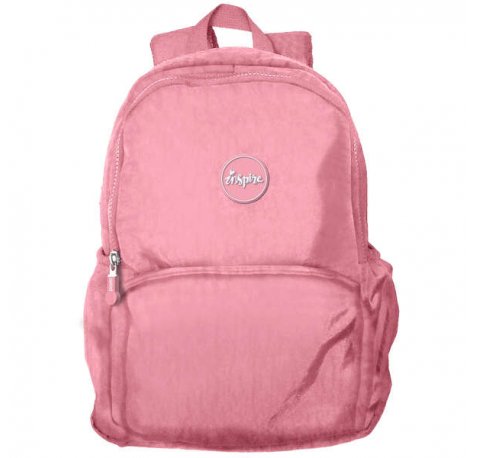 Dohe Serie Pastel Mochila Escolar Mediana - 2 Compartimentos - Tirantes Reforzados y Ajustables - Asa Superior - Color Rosa Pastel