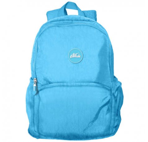 Dohe Serie Pastel Mochila Escolar Mediana - 2 Compartimentos - Tirantes Reforzados y Ajustables - Asa Superior - Color Azul Pastel