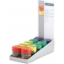 Staedtler 511 006 Expositor con 10 Sacapuntas con Deposito - Hasta 8.2mm - Angulo de Afilado 23º (10 uds) Staedtler 511 006 Expositor con 10 Sacapuntas con Deposito - Hasta 8.2mm - Angulo de Afilado 23º (10 uds)