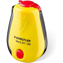 Staedtler Noris Sacapuntas con Deposito - 1 Agujero - Afilado en Ambas Direcciones - Color Amarillo (12 uds)