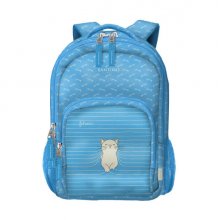 Dohe Santoro Felines Mochila Escolar Pequeña - 3 Compartimentos - Bolsillos Laterales - Tirantes Acolchados y Ajustables - Asa Superior