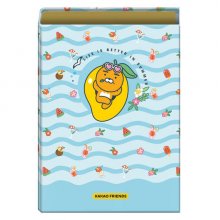 Dohe Kakao Friends Summer Holiday Carpeta de 4 Anillas Formato Folio - Cubierta de Carton Forrado - Anillas Niqueladas de 40mm