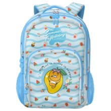 Dohe Kakao Friends Summer Holiday Mochila Escolar Grande - 3 Compartimentos - Bolsillos Laterales - Tirantes Acolchados y Ajustables - Adaptable a Carro