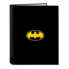 Safta Batman Game Over Carpeta con 4 Anillas 25mm - Tapas Duras Forradas - Formato Folio - 265x40x330mm - Color Negro