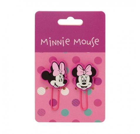 Safta Minnie Mouse Minty Pack de 2 Clips - Presentado en Blister - Color Rosa
