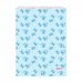 Safta Stitch Ohana Carpeta con 3 Solapas - Tapas Duras Forradas - Formato Folio - Cierre con Gomas - 260x25x335mm - Color Azul Claro