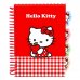 Safta Hello Kitty Bloc de Notas - Formato A5 - 80 Hojas de 80 g/m2 - Espiral - Tapas Duras - 4 Separadores Interiores - 14.8x2.1cm - Color Rojo y Blanco