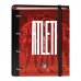Dohe Atletico de Madrid Atleti Carpeta de 4 Anillas Formato A4 con Recambio de 100 Hojas - 4 Separadores de Colores - Cierre con Goma Elastica - Anillas de 35mm