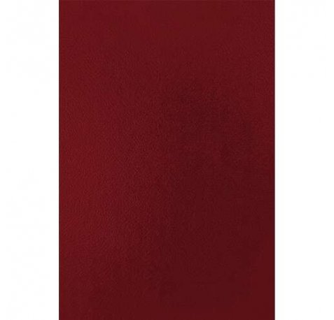 Fellowes Pack de 50 Portadas de Carton Simil Piel A4 - 750 gr - Color Rojo