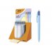 Bic 4 Colours Pastel Expositor con 30 Boligrafos de Bola Retractil - Punta Media de 1.0mm - Tinta con Base de Aceite - Cuerpo en Colores Pastel - 4 Colores
