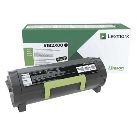 Lexmark MS517|MS617|MX517|MX617 negro | Toner original -