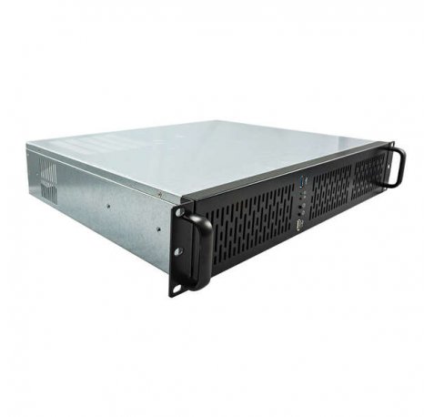 Unykach UK2129 Caja Rack 2U 19" - Tamaños de Disco Soportados 2.5", 3.5" - Filtro Frontal Antipolvo - USB-A 2.0/3.0 y Audio