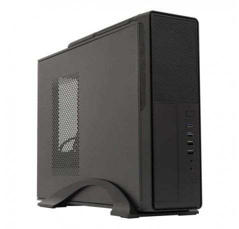 Unykach UK2010SE Caja Torre MicroATX - Fuente de Alimentacion 450W Incluida - Tamaño Disco Soportado 3.5", 2.5" - USB-A 3.2, USB-C 3.2 y Audio