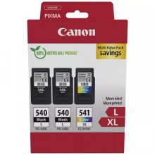 Canon PG-540L / CL-541XL Multipack de 3 Cartuchos de Tinta Originales - 5224B017