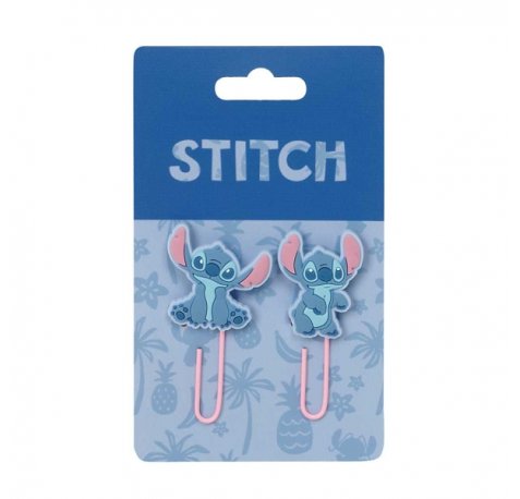 Safta Stitch Pack de 2 Clips - Presentado en Blister - Multicolor