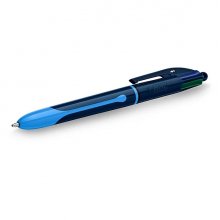 Bic 4 Colours Smooth Drop Boligrafo de Bola Retractil - Punta Media de 1.0mm - Escritura un 40% mas Suave - 4 Colores (12 uds)