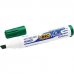 Bic Velleda 1751 ECOlutions Marcadores para Pizarra - Punta Biselada - Trazo entre 3mm y 5.5mm - Tinta con Base de Alcohol - Ecologico - Borrado Optimo - Color Verde (12 uds)