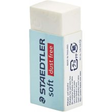 Staedtler Soft 526 S30 Goma de Borrar - Plastico - Maxima Limpieza - Faja Protectora - No Decolora el Papel - Color Blanco (30 uds)