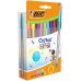Bic Cristal Multicolour Pack de 20 Boligrafos de Bola - Punta 1.6mm - Trazo 0.42mm - Tinta con Base de Aceite - Colores Surtidos