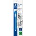 Staedtler Mars Plastic 528 50 Pack de 1 Portagomas en Forma de Lapiz + 1 Goma de Repuesto - Con Cursor para Deslizar la Goma - Sin Ftalatos ni Latex