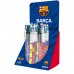 Bic 4 Colours BarÃ§a Expositor con 30 Boligrafos de Bola Retractil - 6 DiseÃ±os Diferentes - Punta Media de 1.0mm
