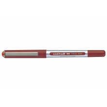 Uni-ball Eye Micro UB-150 Boligrafo de Tinta Liquida - Punta de Bola 0.5mm - Tinta Resistente al Agua y Luz - Sistema de Control de Tinta - Ventana de Nivel de Tinta - Color Rojo (12 uds)