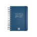 Finocam Cosmo Flex Agenda Escolar 26/27 - 1 Dia por Pagina - Formato 8Âº - 120x169mm - Tapas de Polipropileno - Papel de 80g/m2 - Espiral Metalica - Esquinas Microperforadas - Color Azul