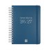 Finocam Cosmo Flex Agenda Escolar 26/27 en Catalan - 1 Dia por Pagina - Formato 4Âº - 155x212mm - Tapas de Polipropileno - Papel de 80g/m2 - Espiral - Esquinas Microperforadas - Color Azul