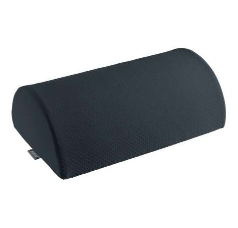 Leitz Ergo Cosy Reposapies de Escritorio - Promueve una Postura Saludable - Mejora la Circulacion - Funda Lavable - Para Usar con Calcetines o Descalzo - Color Gris Oscuro
