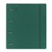 Safta Carpeta con 4 Anillas 35mm - Tapas de PP Foam - Recambio 100 Hojas - Cierre Elastico - Ranura para Boligrafo - Solapa Interior - Separadores Internos - 270x40x320mm - Color Verde Oscuro