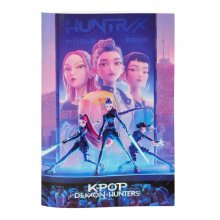 Safta K-Pop Demon Hunters Libreta Grapada - Formato A4 - Cuadricula de 5x5mm - Cantos Redondeados - 20.5x29.7cm - Multicolor (12 uds)
